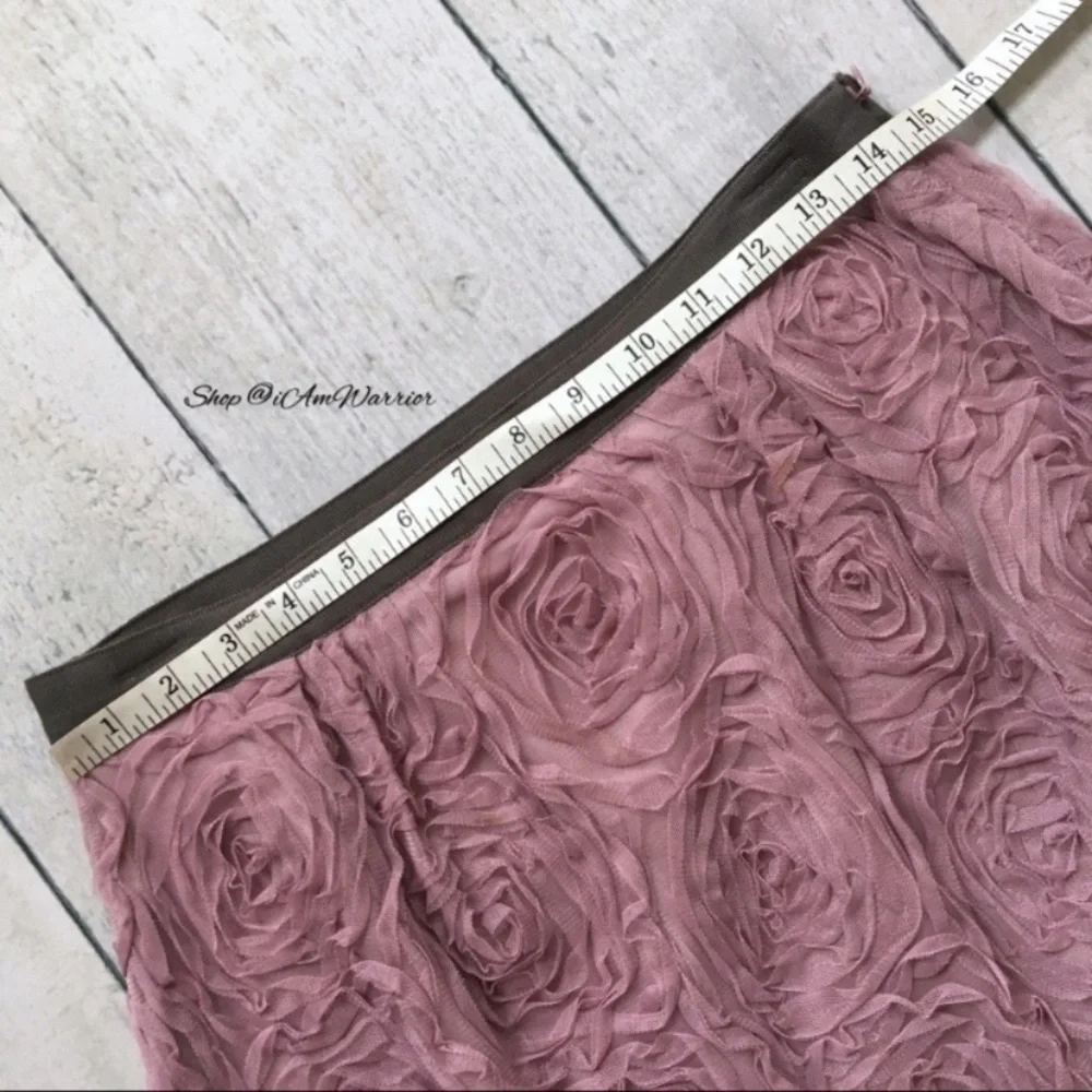 J.Crew tulle orchid pink/lavender rosette bubble skirt *shop@iamwarrior